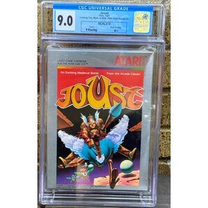 Joust Atari 2600 Sealed Video Game! CGC Graded 9.0 A++ Seal 1983 Release